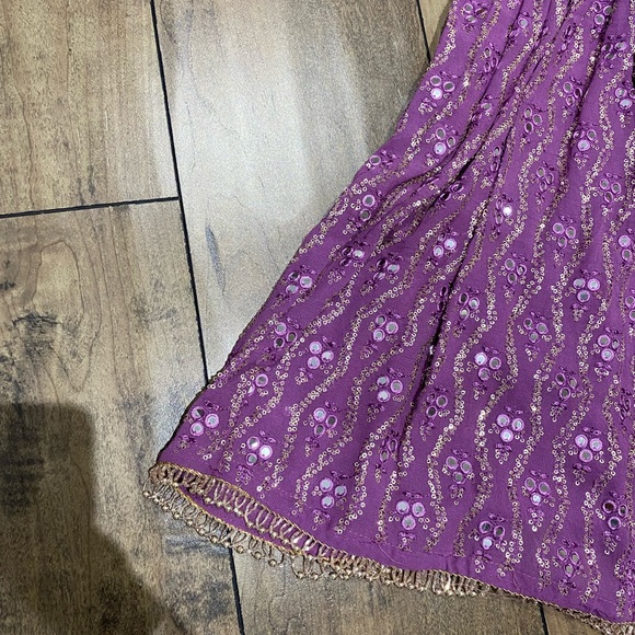 Purple Garara -> Traditional Indian Suit - Picture 10 of 13